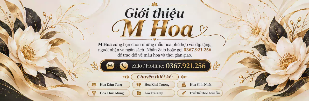 Ảnh bìa Shop hoa tươi Xã Nghĩa Hành Quảng Ngãi - Một món hoa, nhiều điều muốn nói
